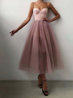Liora - Women's Elegant Pleated Cocktail Dress
