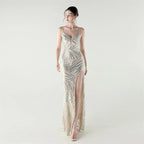 Liora - Women's Elegant Sequin Wedding Guest Dress