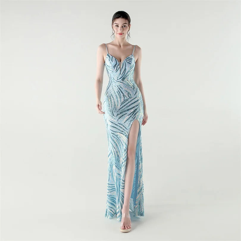 Liora - Women's Elegant Sequin Wedding Guest Dress