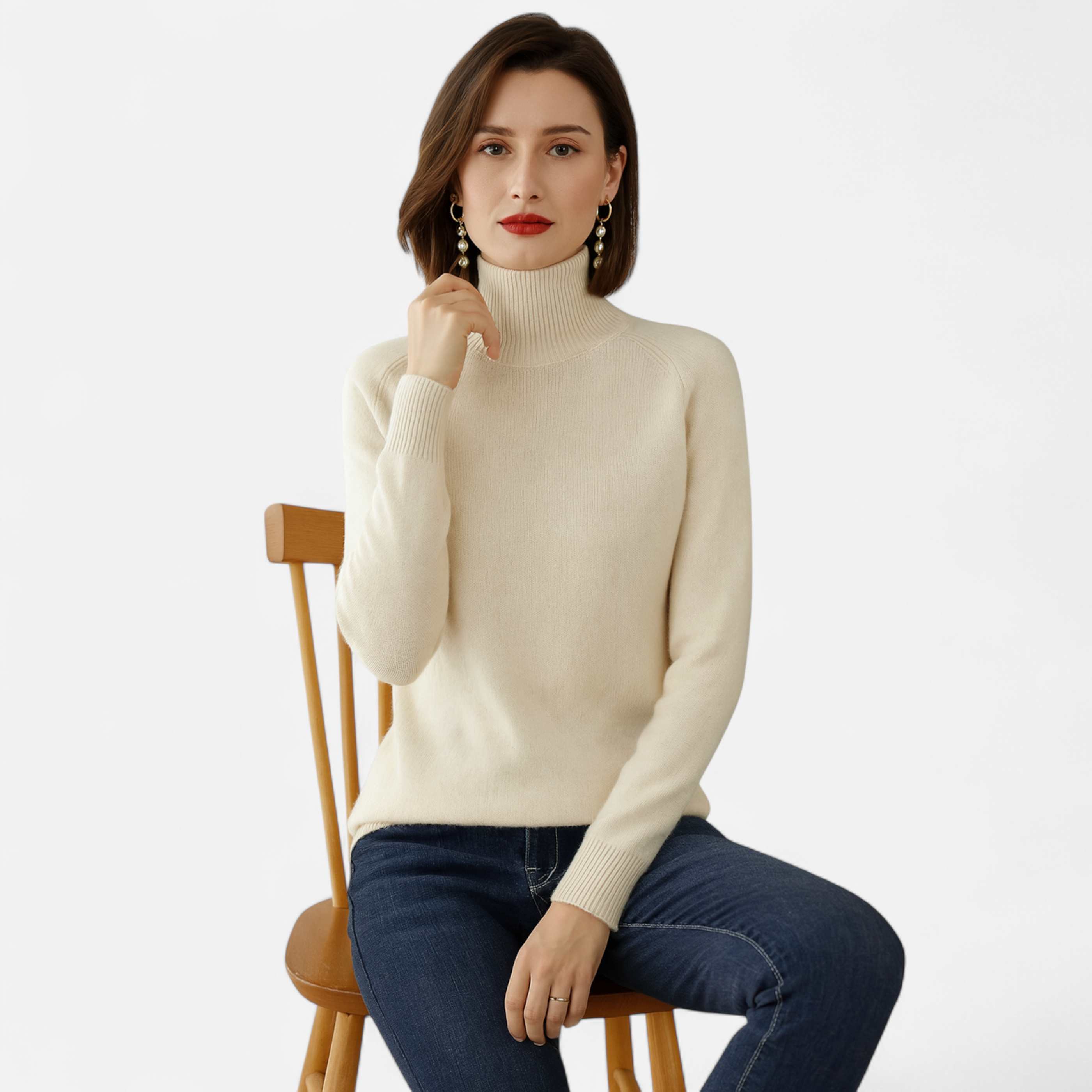 Liora | Women's Turtle Neck Sweater