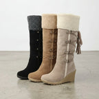 Liora - Women's Winter Wedge Knee-High Boots