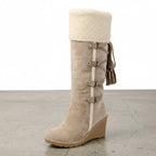 Liora - Women's Winter Wedge Knee-High Boots