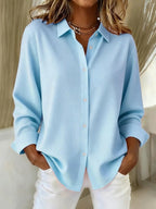 Livia | Women's Elegant Collared Blouse with Button-Down Design