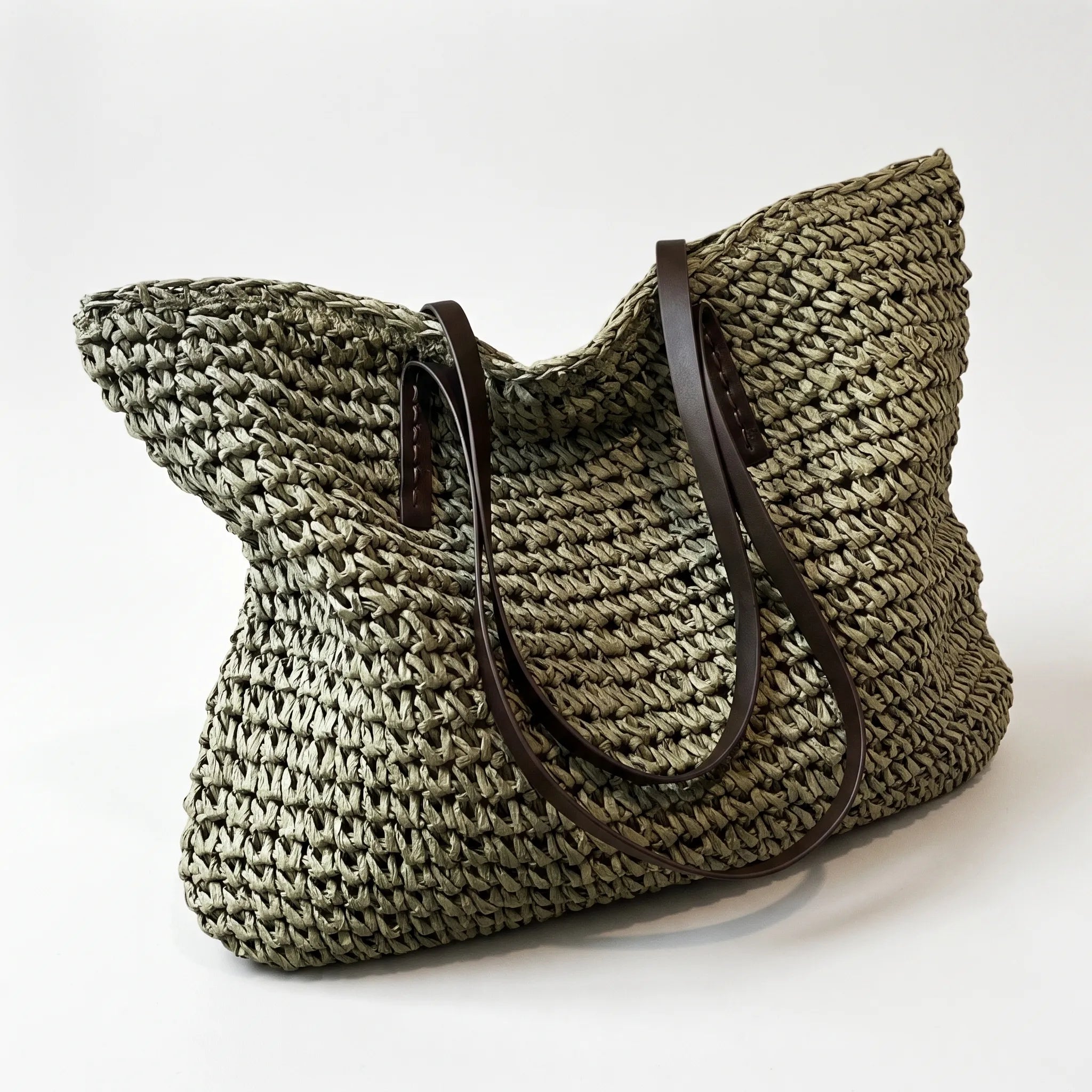 Lomara - Chunky Woven Summer Tote