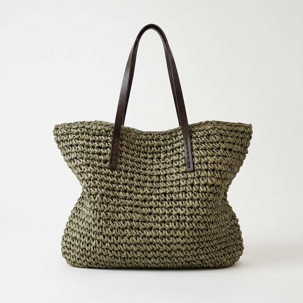 Lomara - Chunky Woven Summer Tote