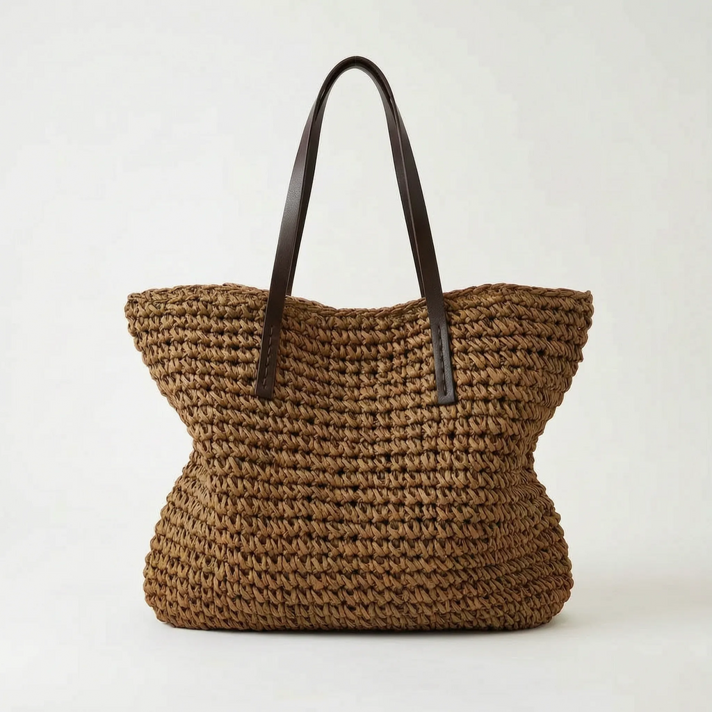 Lomara - Chunky Woven Summer Tote