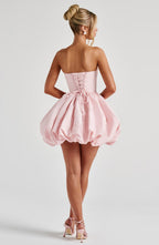 Lorelei - Women's Satin Cocktail Dress with Bow Detail