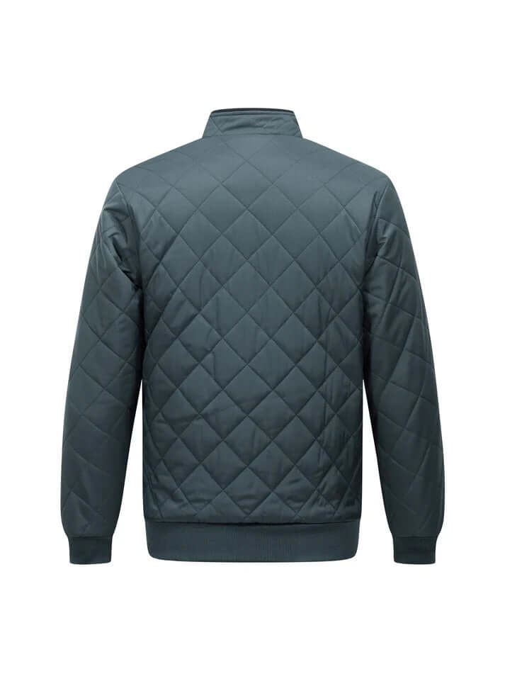Lucien - Men's Quilted Winter Jacket with Faux Fur Lining
