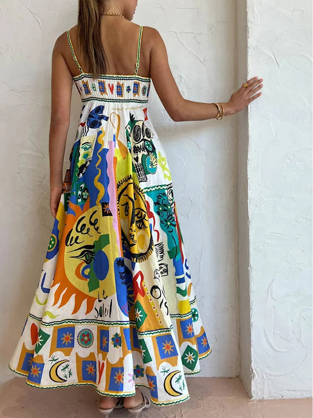 Tamsin | Women's Vibrant Print Maxi Dress