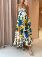 Tamsin | Women's Vibrant Print Maxi Dress