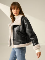 Lumen - Women's Cozy Winter Jacket with Shearling Lining