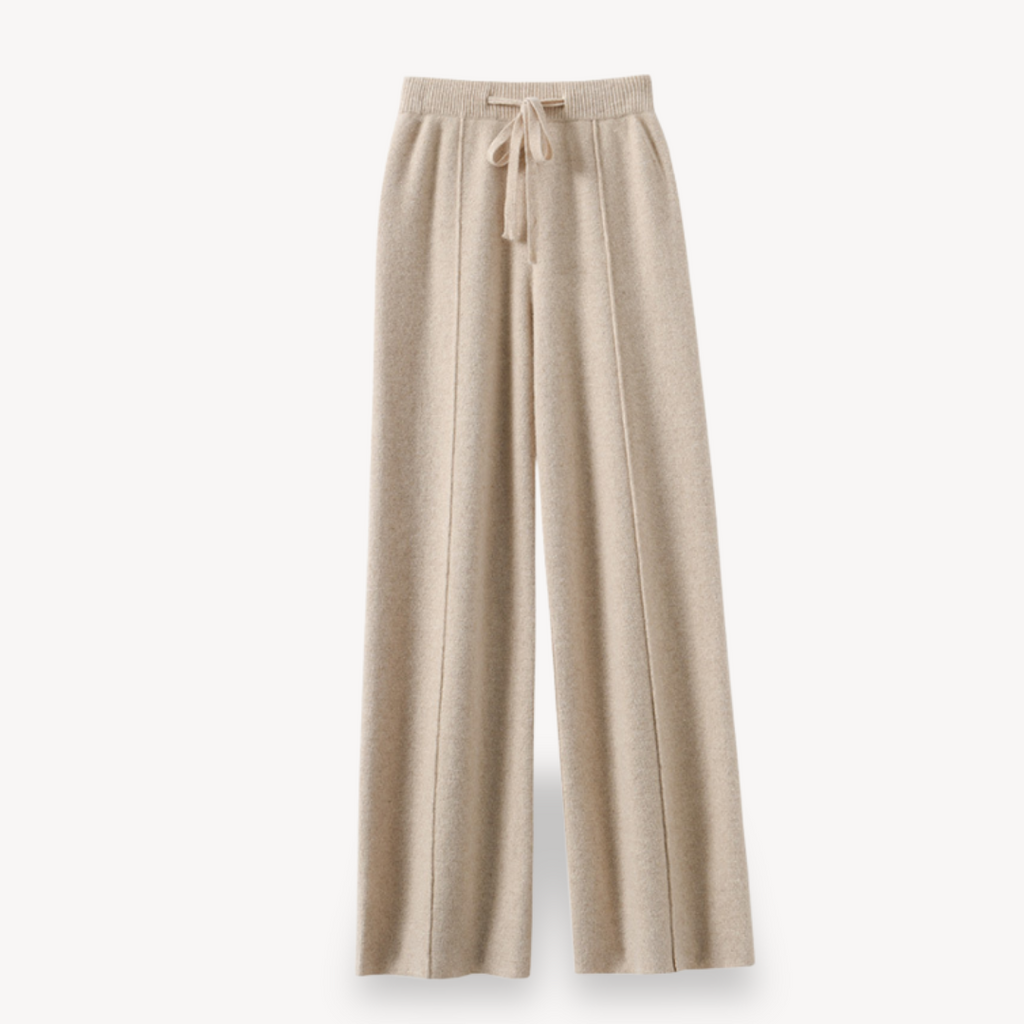 Lumen - Women's Wide Leg Cashmere Pants