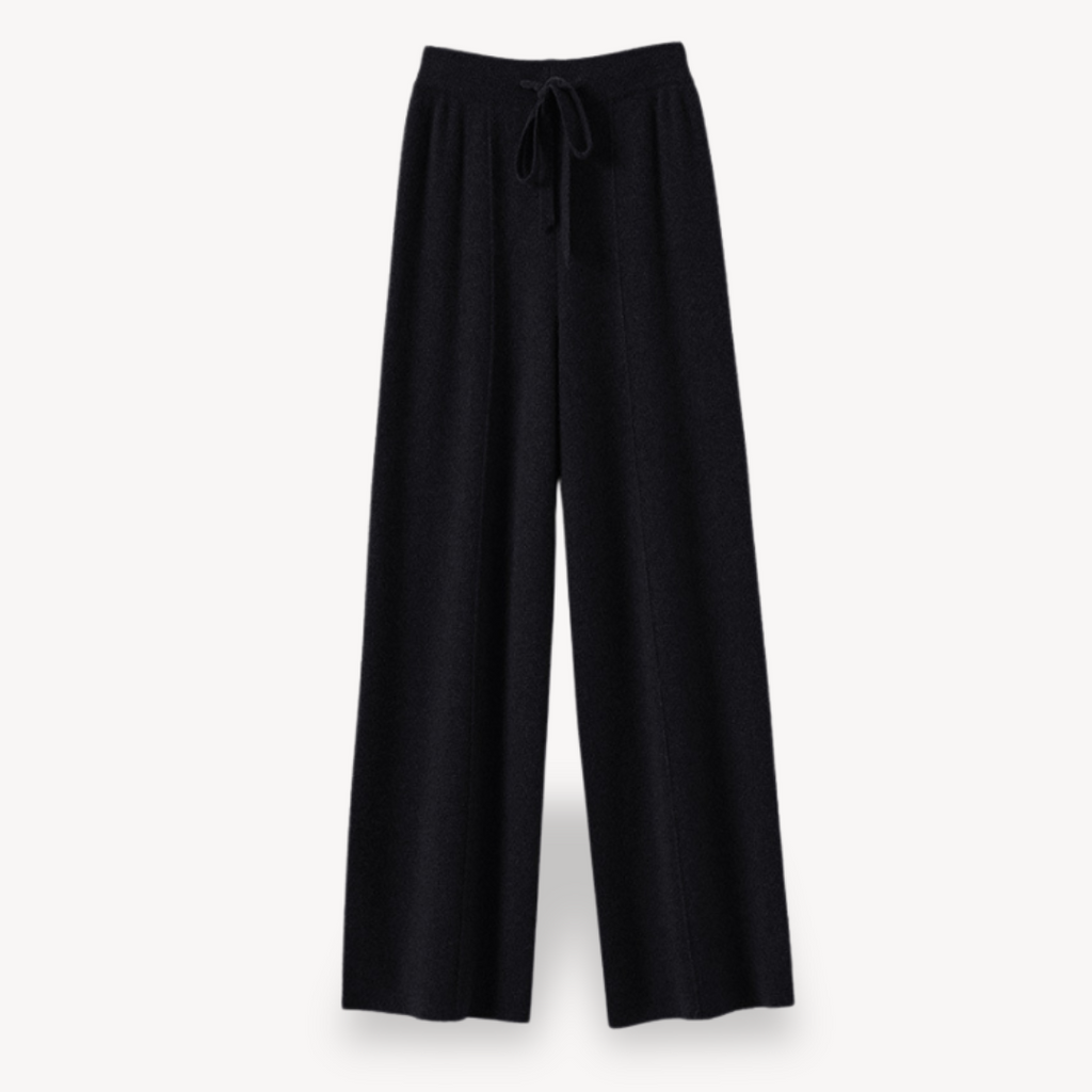 Lumen - Women's Wide Leg Cashmere Pants