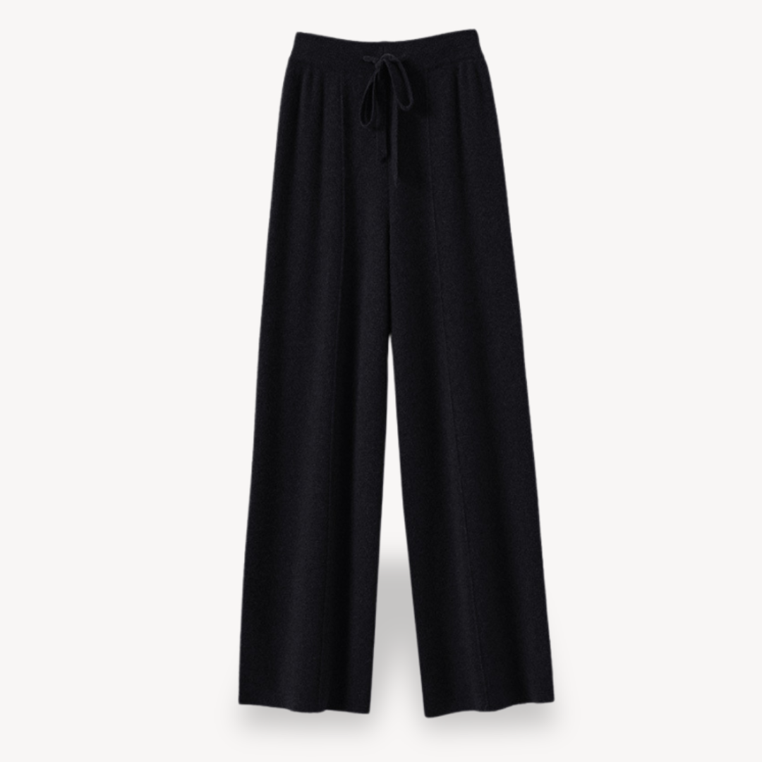 Lumen - Women's Wide Leg Cashmere Pants