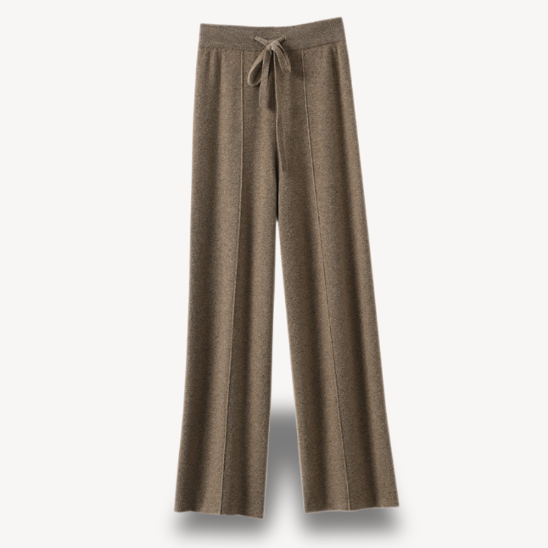 Lumen - Women's Wide Leg Cashmere Pants