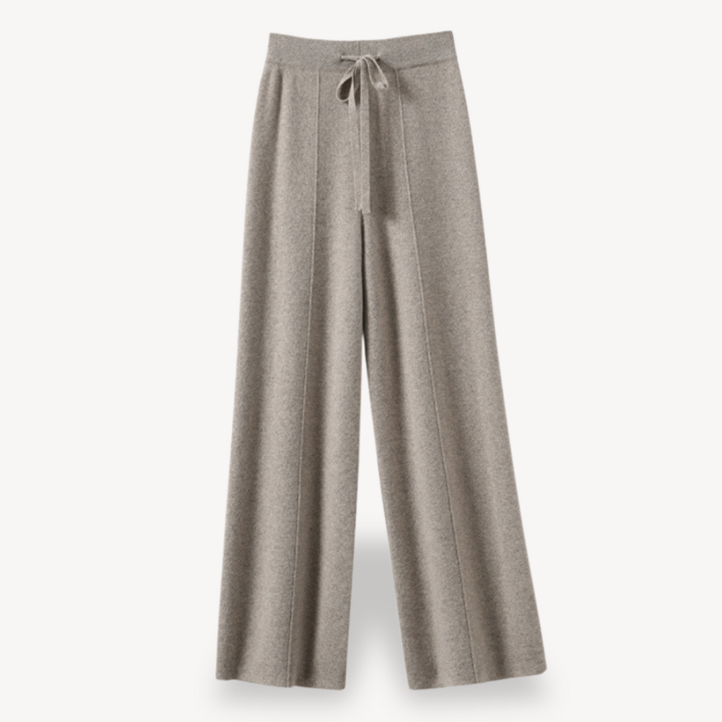 Lumen - Women's Wide Leg Cashmere Pants