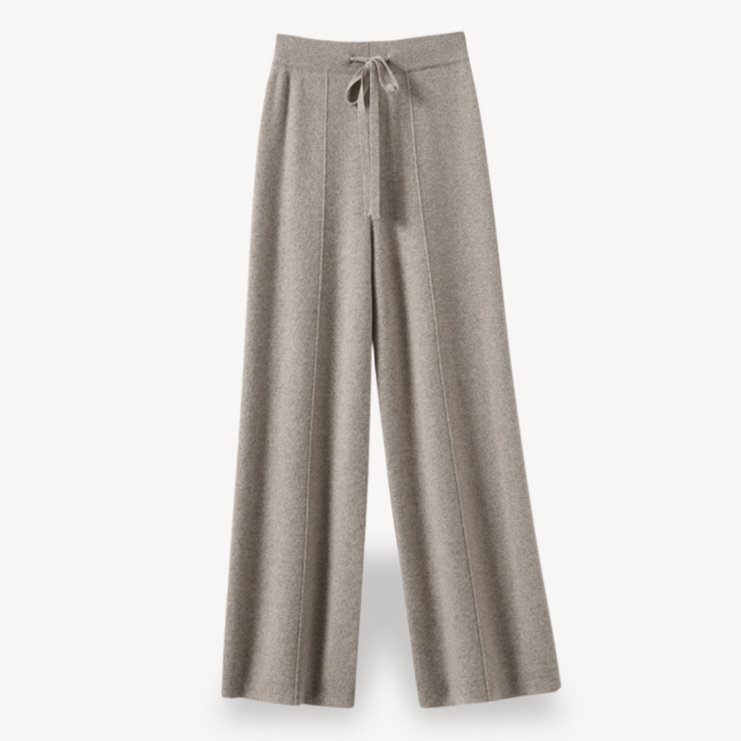 Lumen - Women's Wide Leg Cashmere Pants