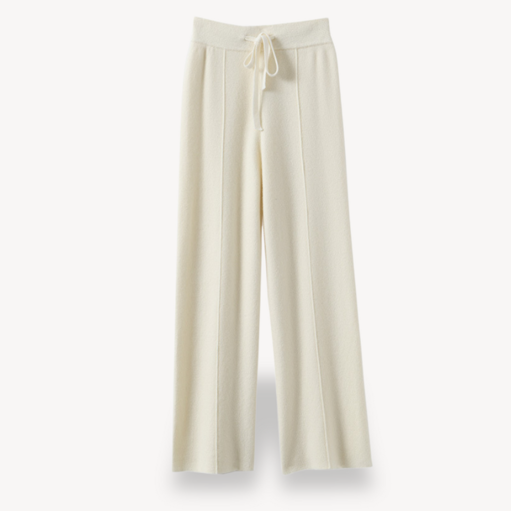 Lumen - Women's Wide Leg Cashmere Pants