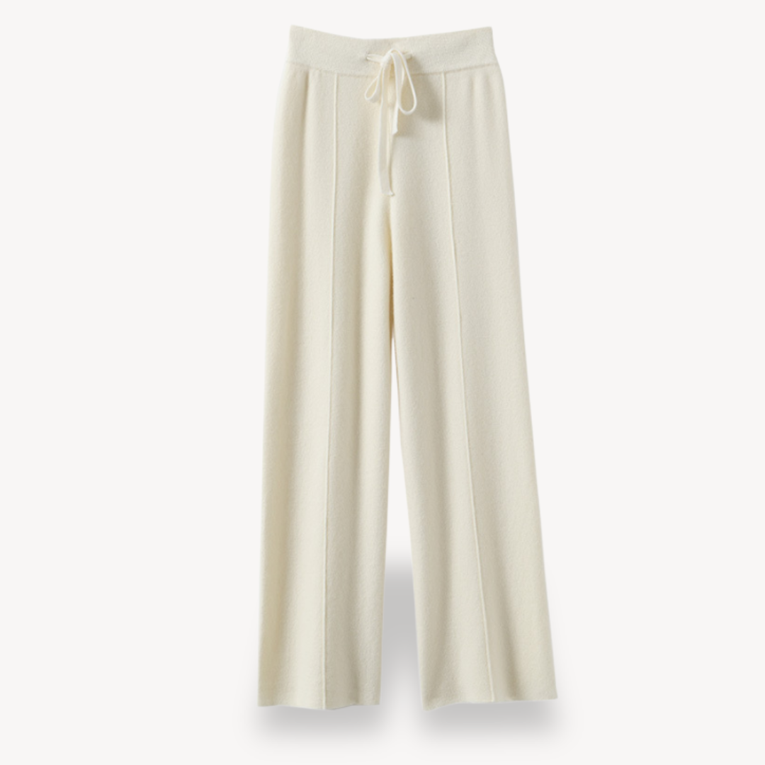 Lumen - Women's Wide Leg Cashmere Pants