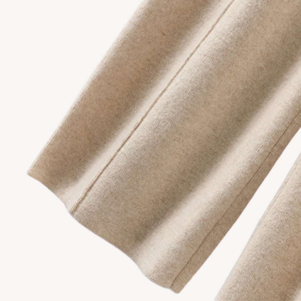Lumen - Women's Wide Leg Cashmere Pants