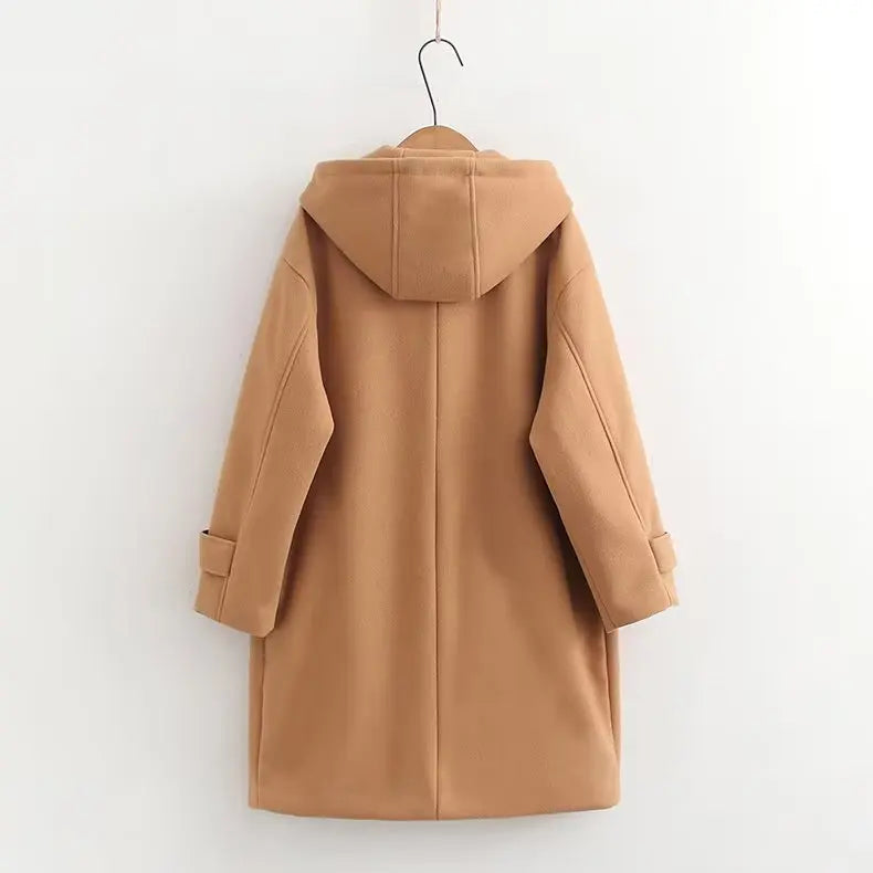 Lydia - Women's Classic Duffle Coat with Hood