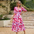 Maeve | Women's Vibrant Floral Midi Dress