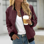 Maia - Women's Casual Bomber Jacket