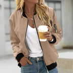 Maia - Women's Casual Bomber Jacket