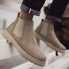 Soren - Men's Stylish Faux Suede Chelsea Boots