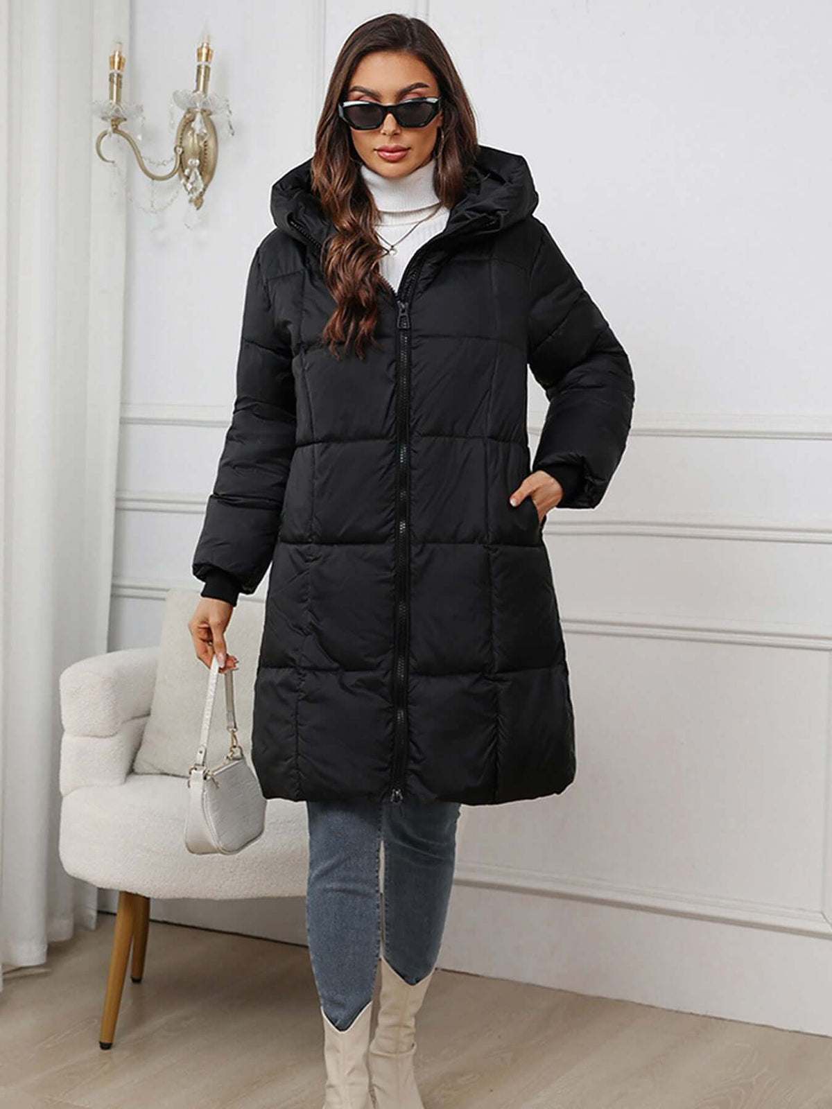 Maira - Women's Stylish Hooded Puffer Jacket