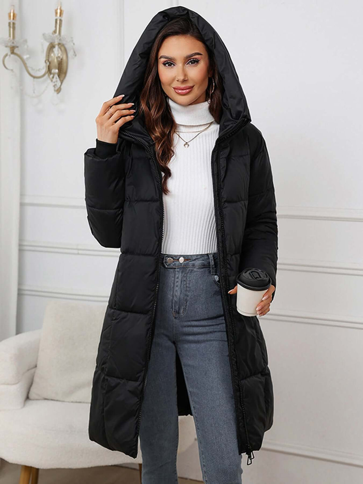 Maira - Women's Stylish Hooded Puffer Jacket