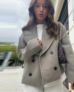 Margo - Women's Stylish Double-Breasted Pea Coat