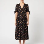 Marilla - Vintage Inspired Polka Dot Midi Dress