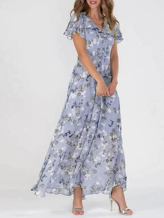 Juniper | Women's Elegant Floral Maxi Dress