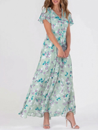 Juniper | Women's Elegant Floral Maxi Dress