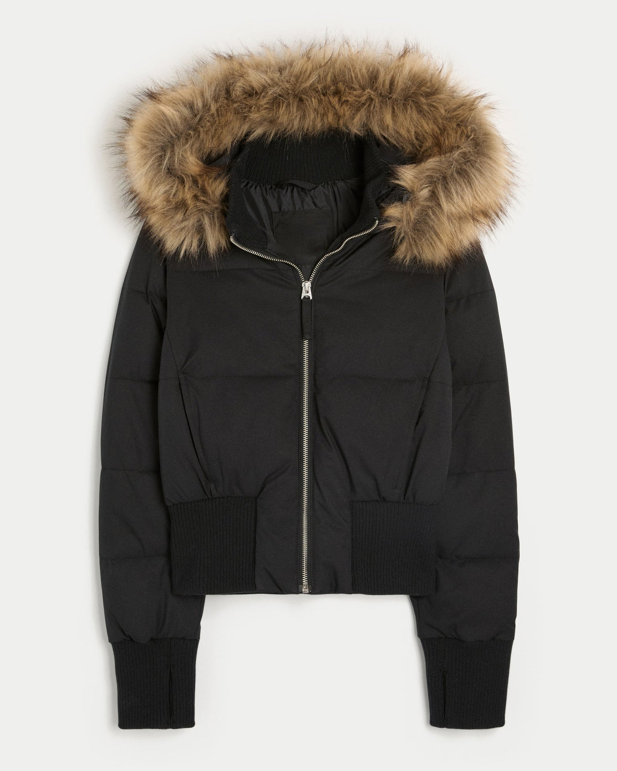 Marin - Women's Cozy Fur Trim Puffer Jacket