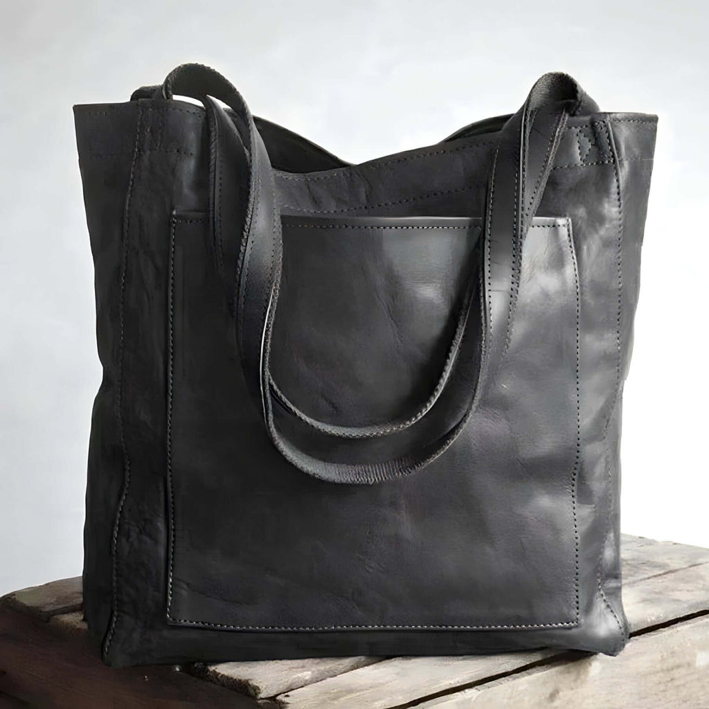 Marlowe - Women's Classic Faux Leather Tote Bag