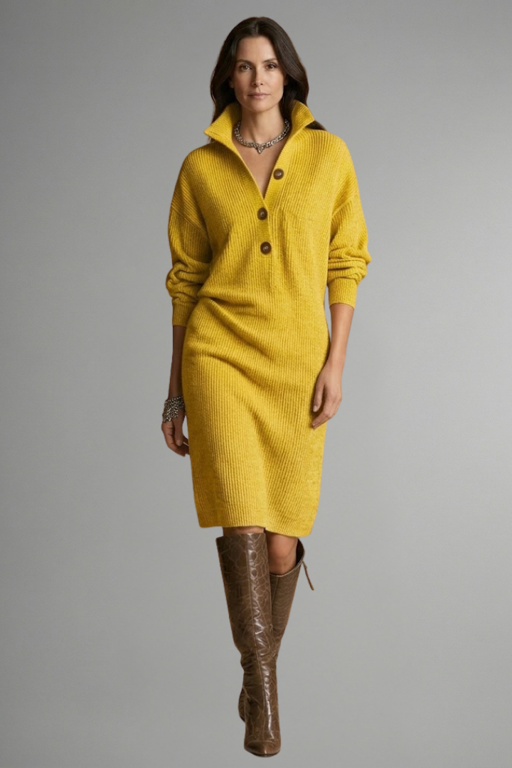 Marlowe - Women's Cozy Knit Sweater Dress