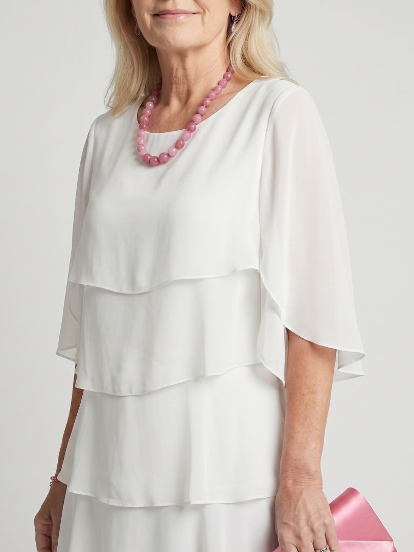 Marlowe | Women's Elegant Layered Midi Dress