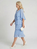 Marlowe | Women's Elegant Layered Midi Dress