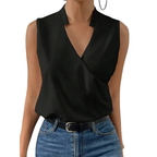 Marlowe | Women's Floral Sleeveless Wrap Top