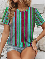Mette | Women's Floral Short Sleeve Shirt