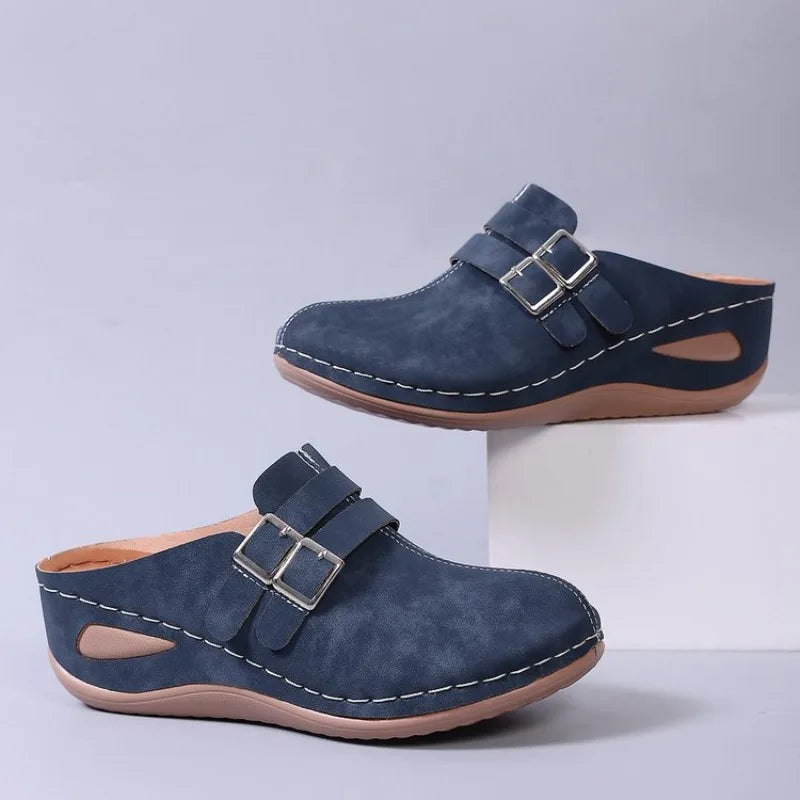 Mette | Women's Stylish Clogs with Buckle Detail