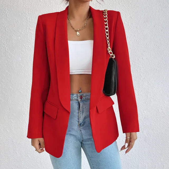 Mette | Women's Tailored Blazer with Chic Chain Detail