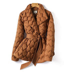 Mira - Women's Quilted Belted Puffer Jacket