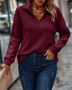 Nadine - Women's Cozy Quarter Zip Sweater