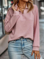 Nadine | Women's Cozy Quarter Zip Sweater