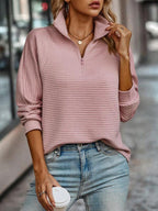 Nadine | Women's Cozy Quarter Zip Sweater