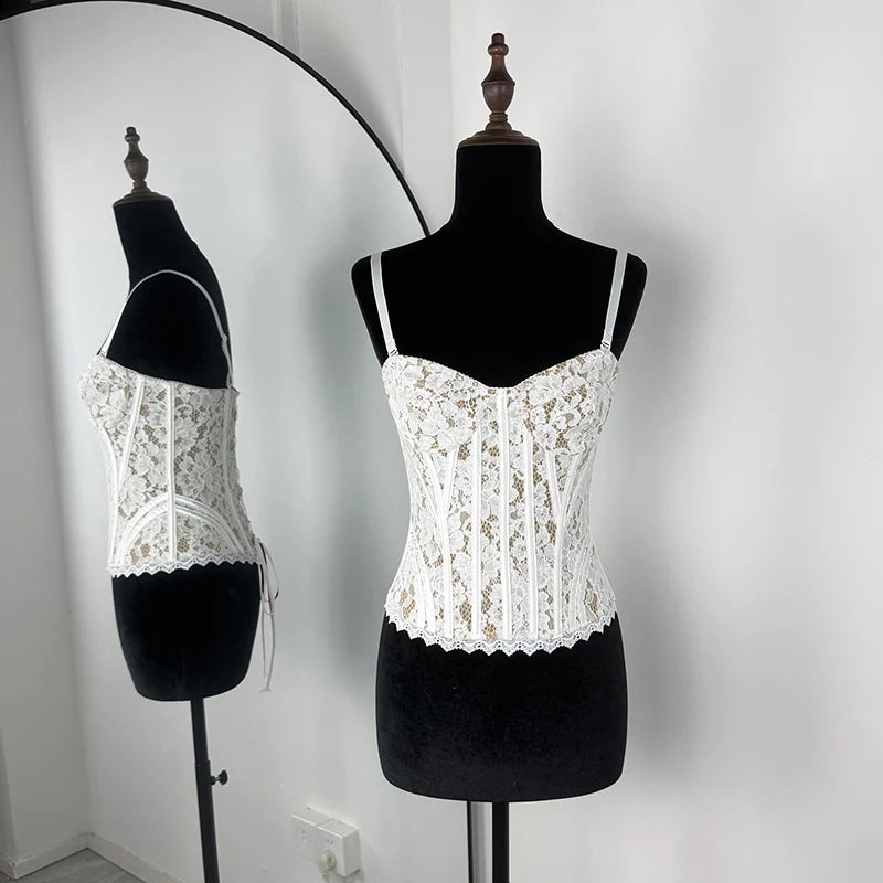 Naya | Women's Sweetheart Spaghetti Strap Corset Top