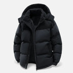 Niall - Men's Classic Corduroy-Trimmed Puffer Jacket